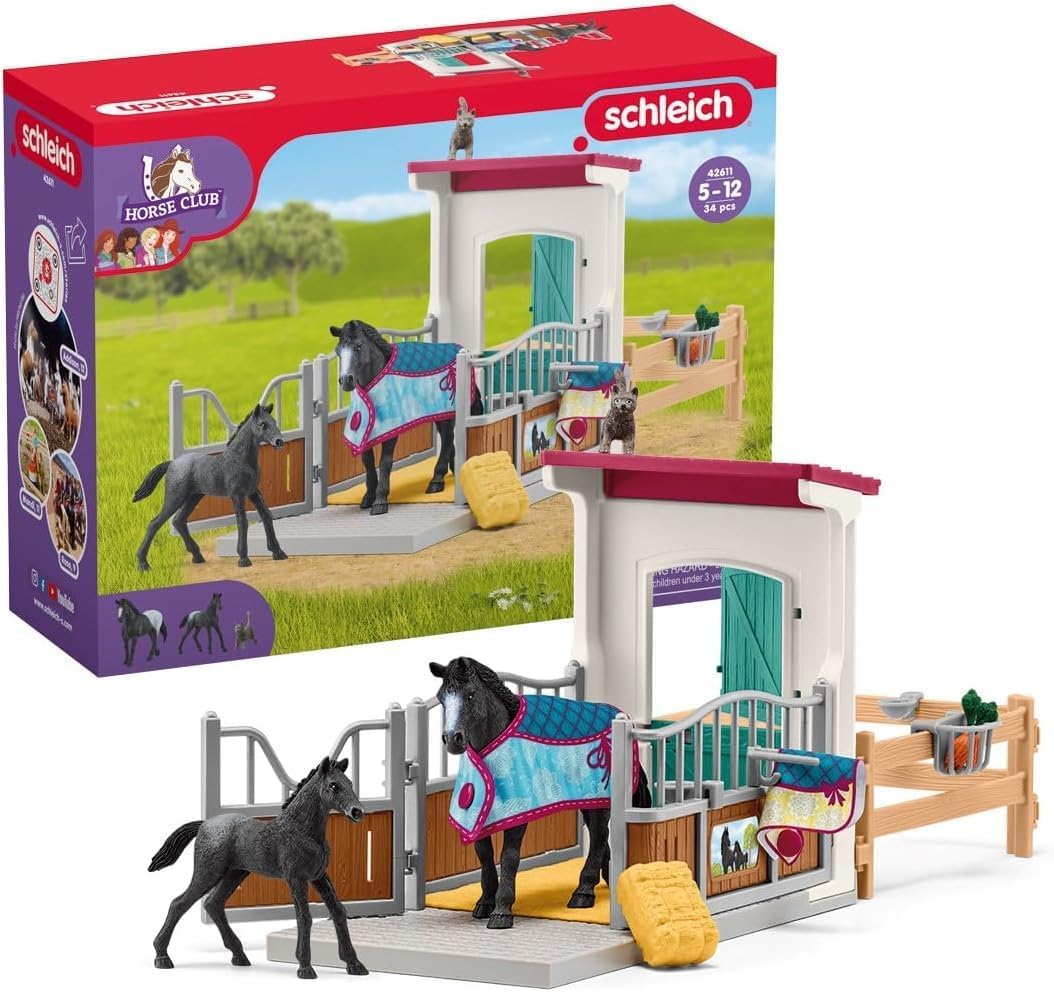 Horse Box with Mare and Foal 42611